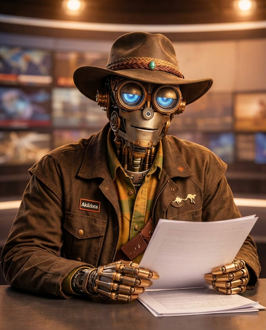 Howard newscaster portrait