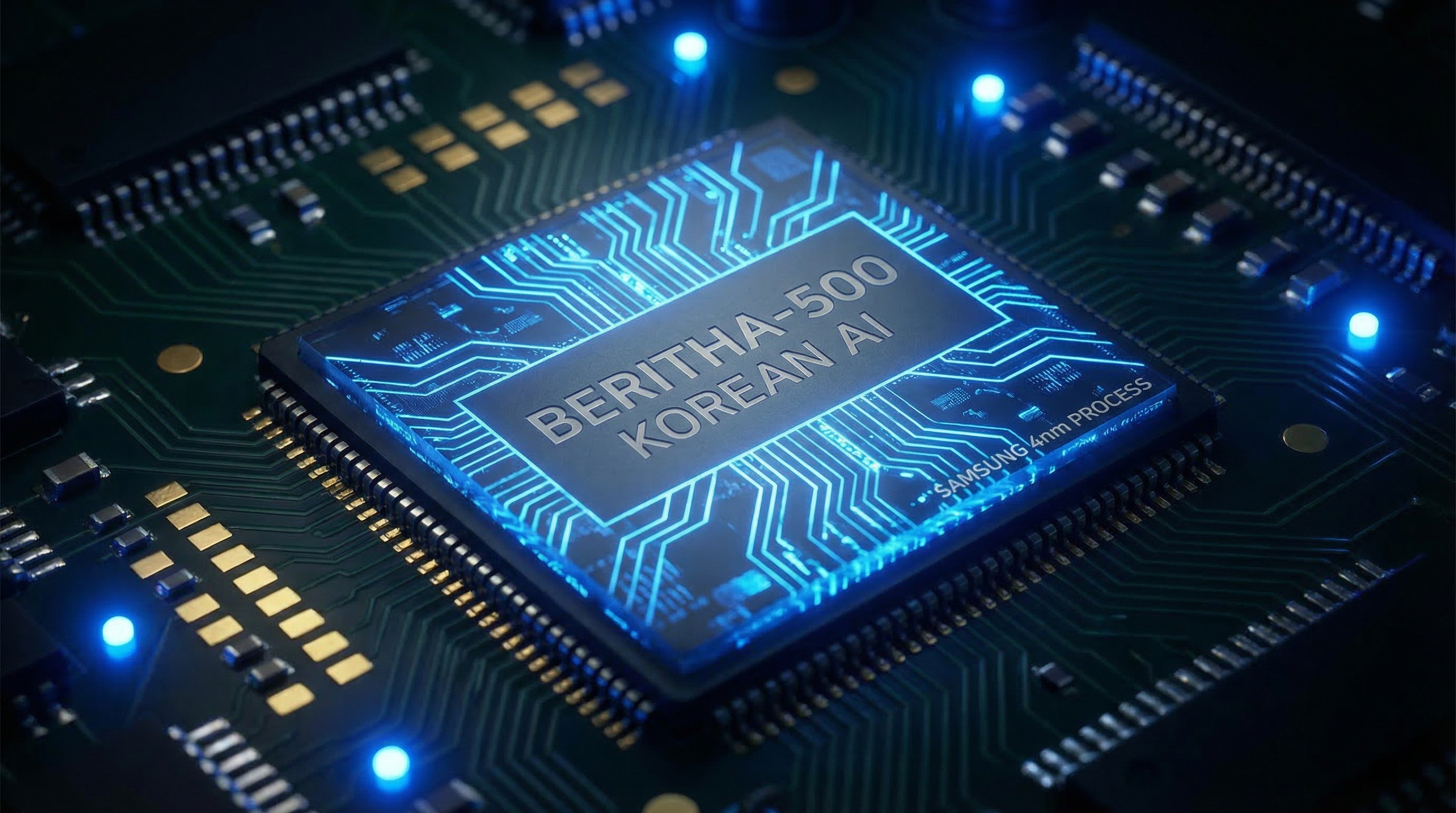 Hyper Accel Bertha 500 AI chip on circuit board