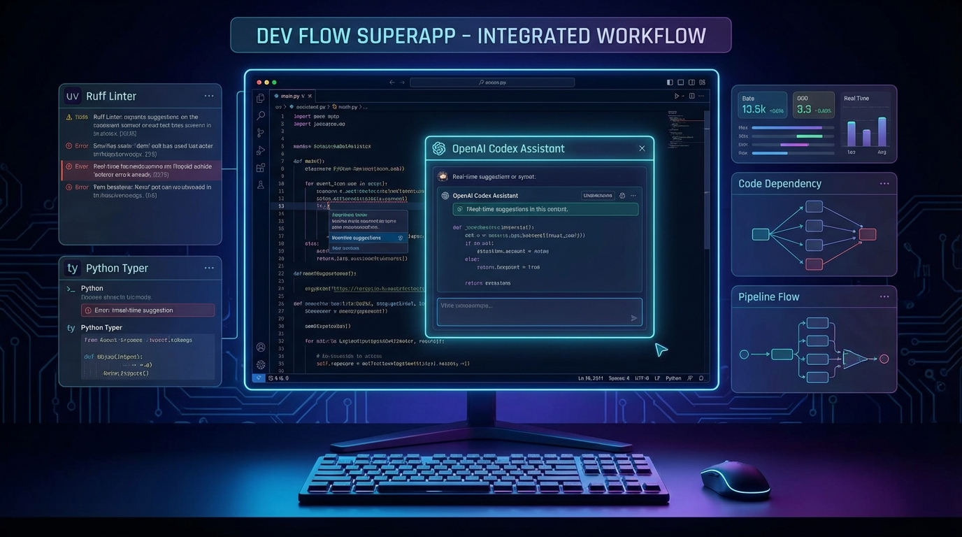 OpenAI superapp concept with ChatGPT, Atlas, and Codex unified